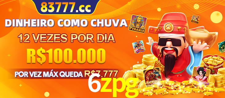 Banner do programa de recompensas Recomende para amigos do 6zpg, detalhando os bônus por convidar amigos, com prêmios que chegam a R$288.888.